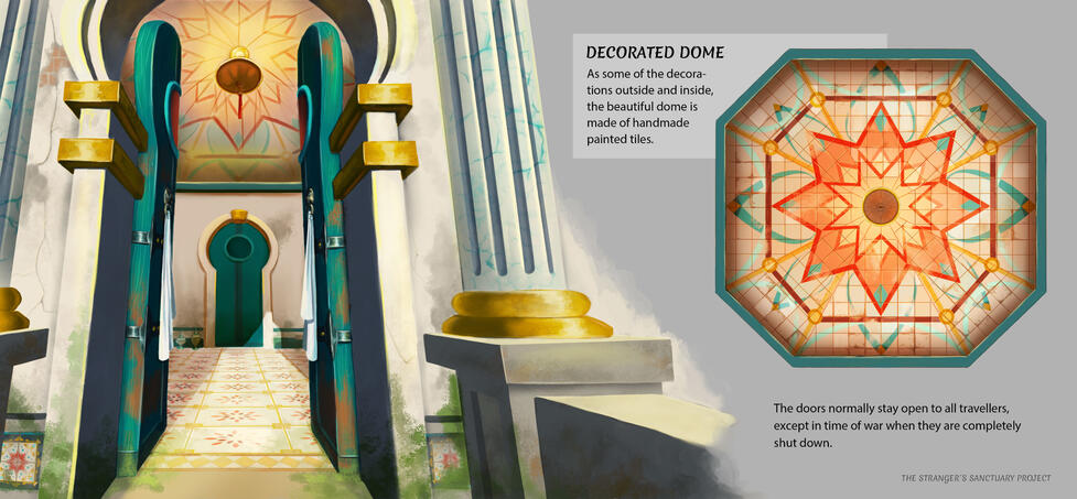 Door and dome